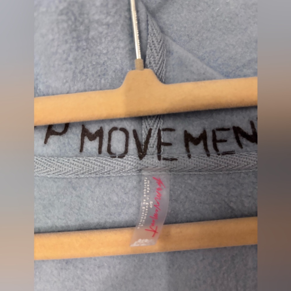 FP Movement Free People Sky Blue Cropped Hoodie - Picture 7 of 9